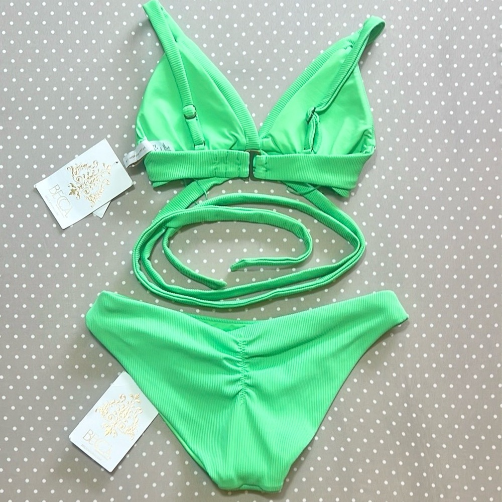 Becca 2 Pc Ribbed Bikini Set - Picture 6 of 11